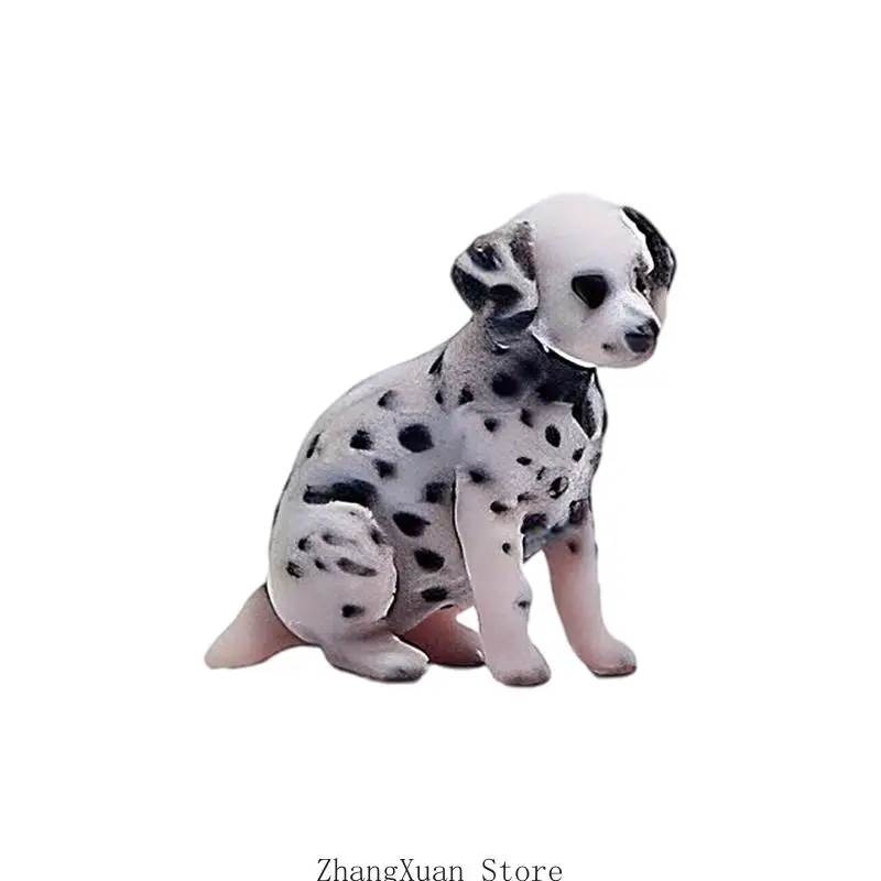 Winzige Haustierverzierung, Harzmaterialien, Miniatur-Hunde-/Katzenmodell, perfekt für Bücherregal-Ausstellung und kreative – Detail 9