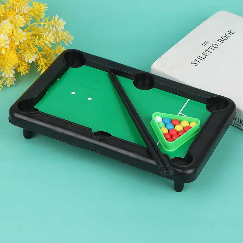 Home Office Desk Games Mini Pool Table Tabletop Desktop Billiards Snooker Game Set Parent-Child Interaction