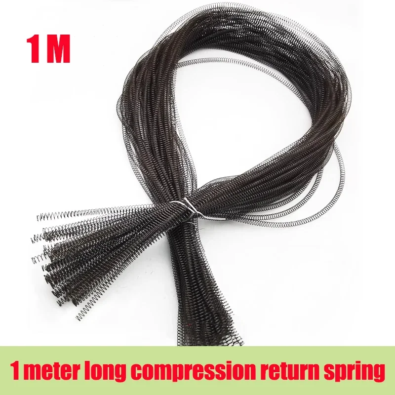 65Mn Compression Spring 1 Meter Long Compression Return Spring Diameter 0.3/0.4/0.5/0.6/0.8/1.0mm Can be truncated for use