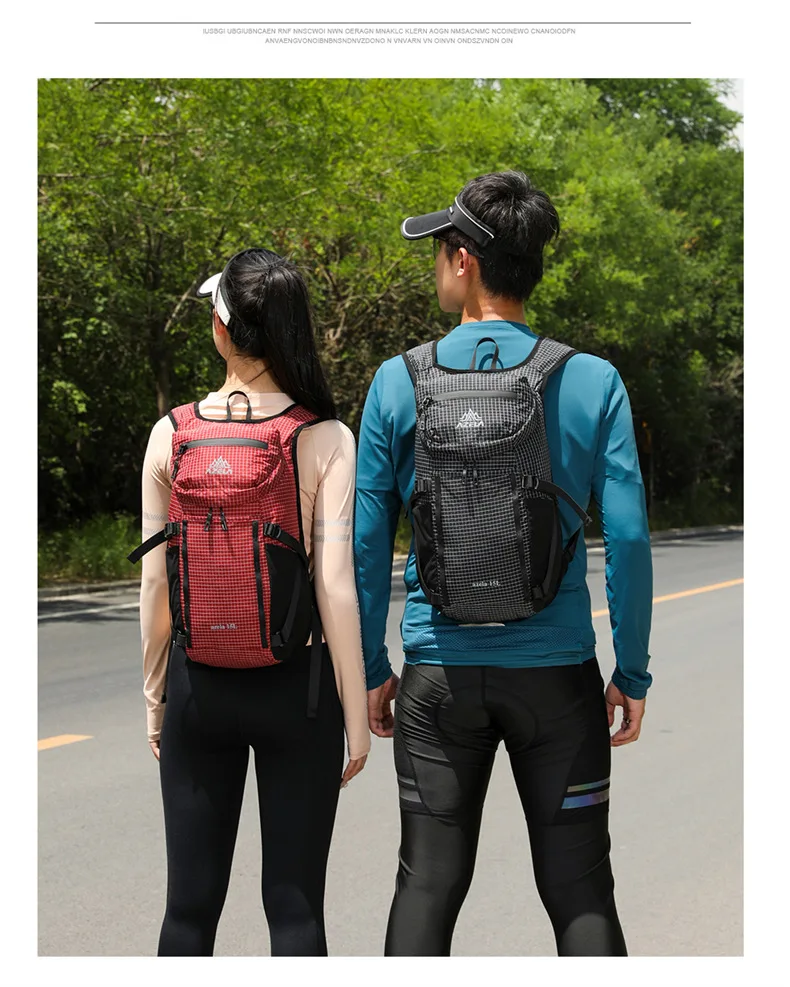 15L Ultraleichter Wanderrucksack Wasserdichter Outdoor-Sport-Reiserucksack für Männer Frauen Camping Klettern Radfahren Tasche – Detail 33