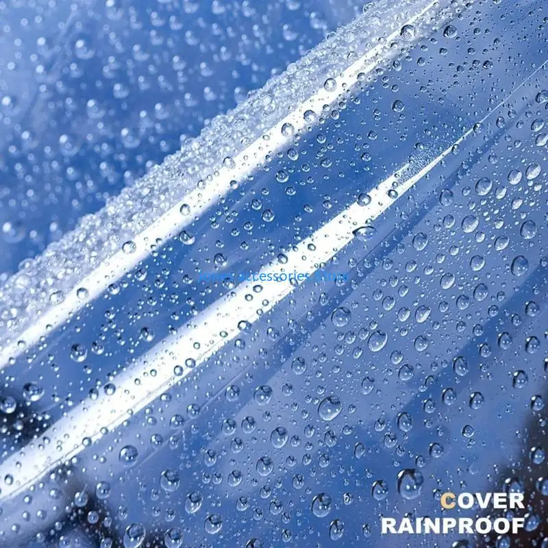 غطاء دراجة نارية W8KD غطاء حماية شفاف للاستعمال مرة واحدة طوال الموسم مقاوم للماء للدراجة سكوتر غطاء مقاوم للغبار والمطر #4