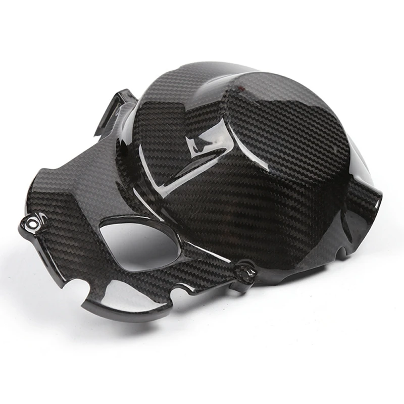 For MT09 Motorcycles Engine Cover Protection Real Carbon Fiber Right Clutch Cover For Yamaha MT-09 2013-2019