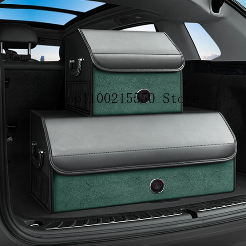 

For BMW 1/2/3/5/7 Series X1X2X3X4X5X6IX3I3I4 Car Trunk Storage Box Rear Tailbox Cargo Organizer Fit Leading Interior