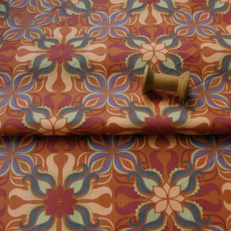 Western Style Dunhuang Tang Style Twill Cotton Fabric Cheongsam Ancient Clothing Fabric Handmade DIY Fabrics