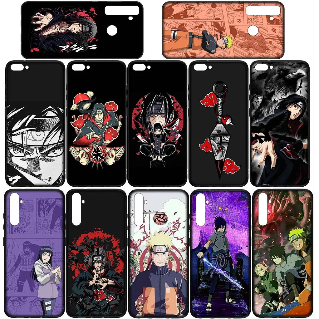 Itachis Uchihas Akatsukis Sasukes Silicone Coque Phone Cover for Samsung Galaxy S23 S22 S21 S20 Fe Ultra S8 Plus + Soft Case