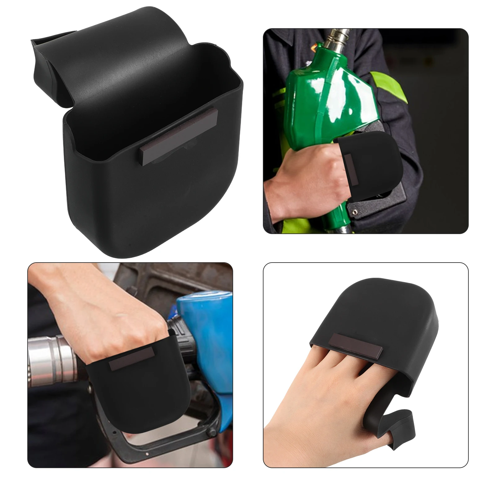 

Silicone Fueling Gloves Reusable Heavy Duty Gas Pump Protective Mitts Automotive Safety Gloves Easy Clean Portable