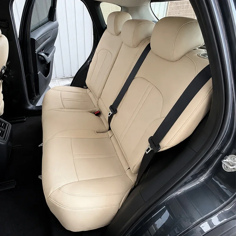 For Mazda CX60 Full Set Accessories 5 Seats Custom Fit Car Seat Covers Full Covered Quality Faux Leather Vehicle Cushion Cover
