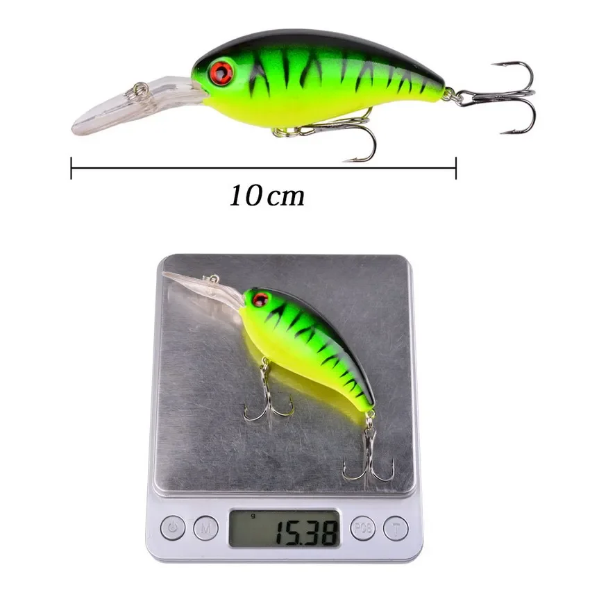 1 sztuk Wobbler do trollingu szczupak Crankbait 14g 10cm wędkarskiego przynęty twarda przynęta sztuczne Jig ryby Bass Swimbait Pesca haki