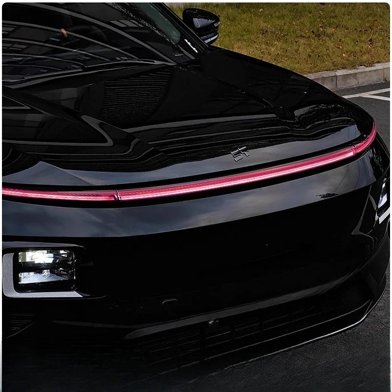 

Для JETOUR X70 Plus Shanhai L7 пленка для дневных ходовых огней, меняющаяся на декоративную среднюю сетку через фары, меняющая цвет, пленка