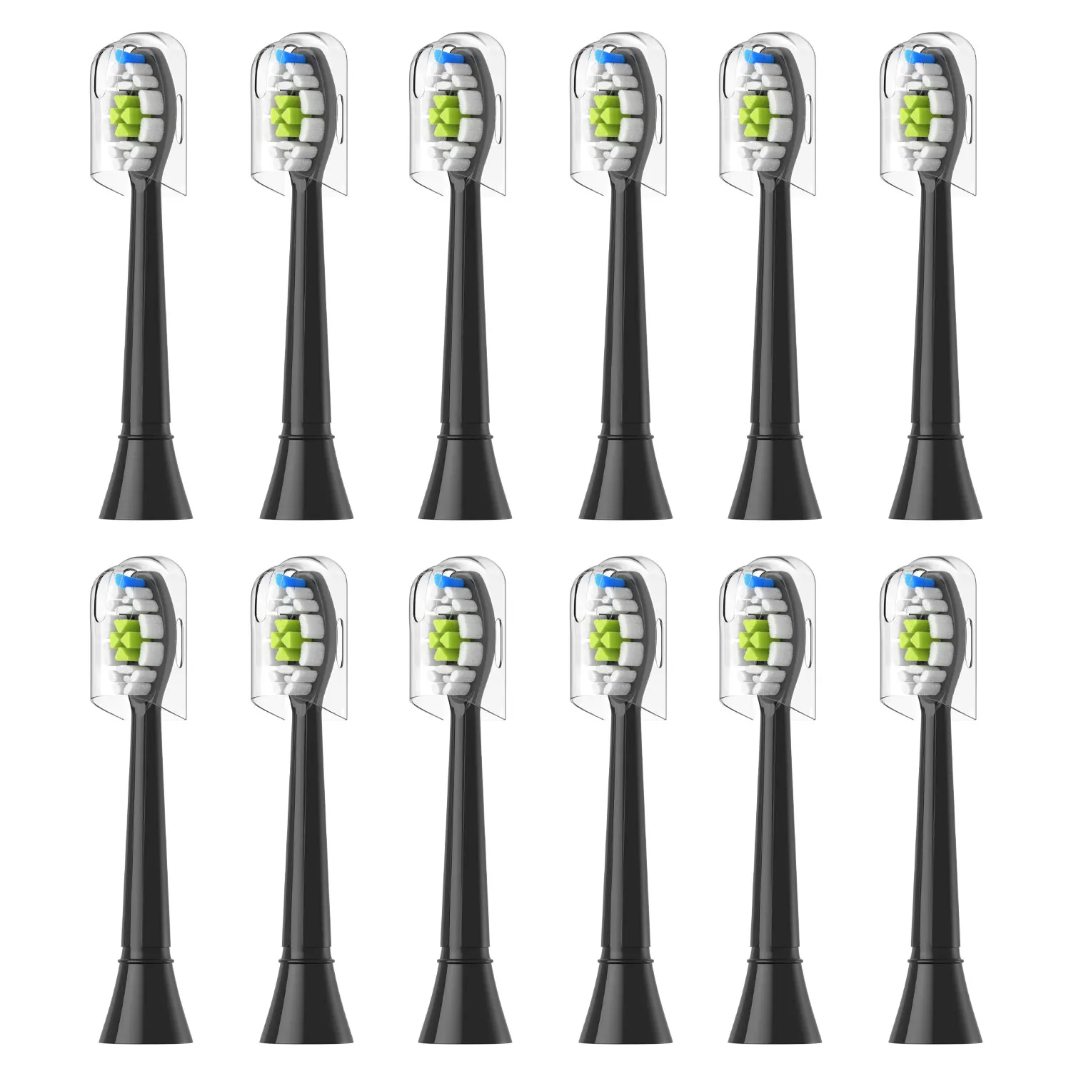 Vervangende opzetborstels compatibel met Philips Sonicare elektrische tandenborstel Geschikt voor EasyClean, Gum Health, FlexCare, Healthy