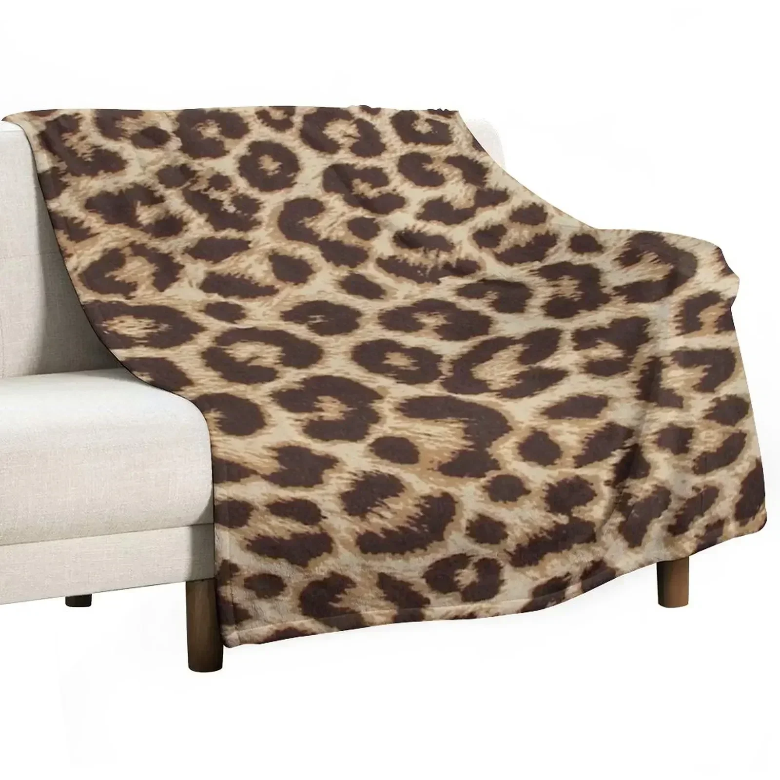 Leopard Print Throw Blanket Blankets For Sofas Sleeping Bag Plaid Flannel Soft Big Decorative Throw Blankets