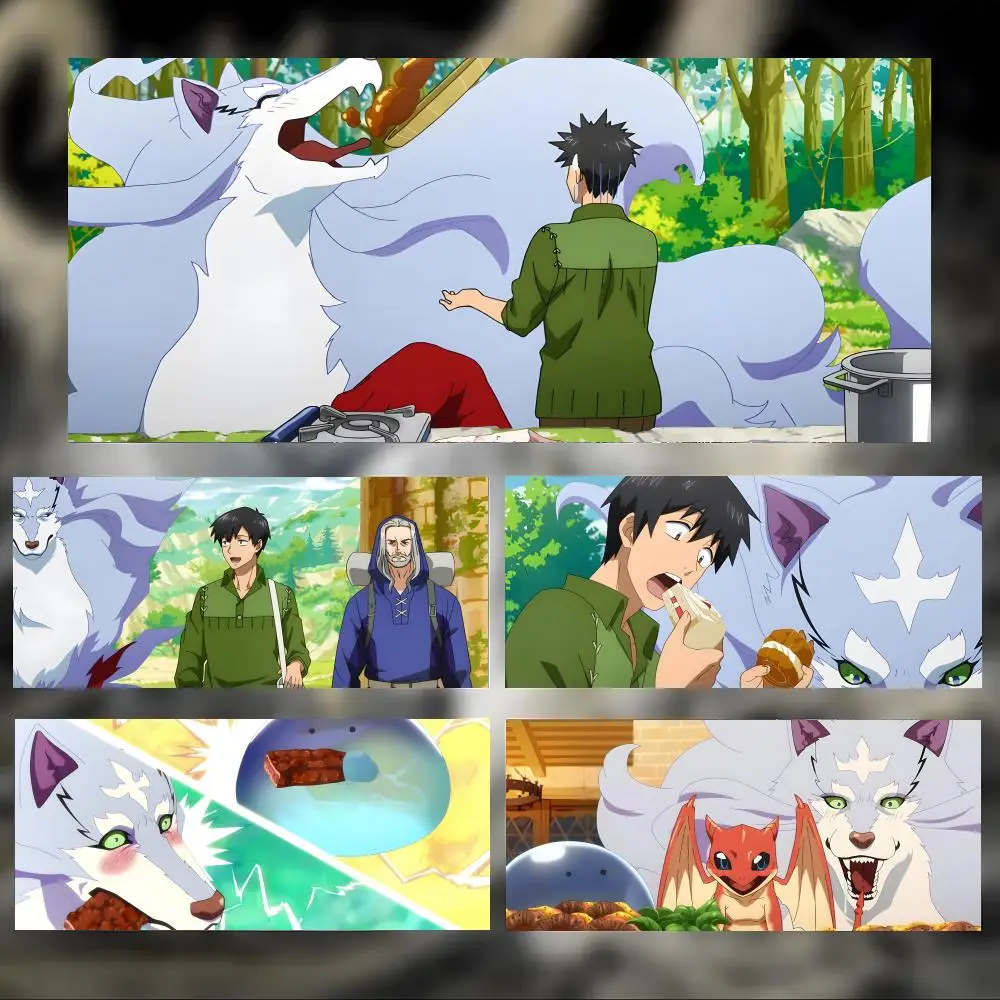 C-Campfire Cooking in Another World with My Absurd Skill Mouse Pad Large Thick Desk Pad Stitched Edges Gaming Mouse Mat for PC