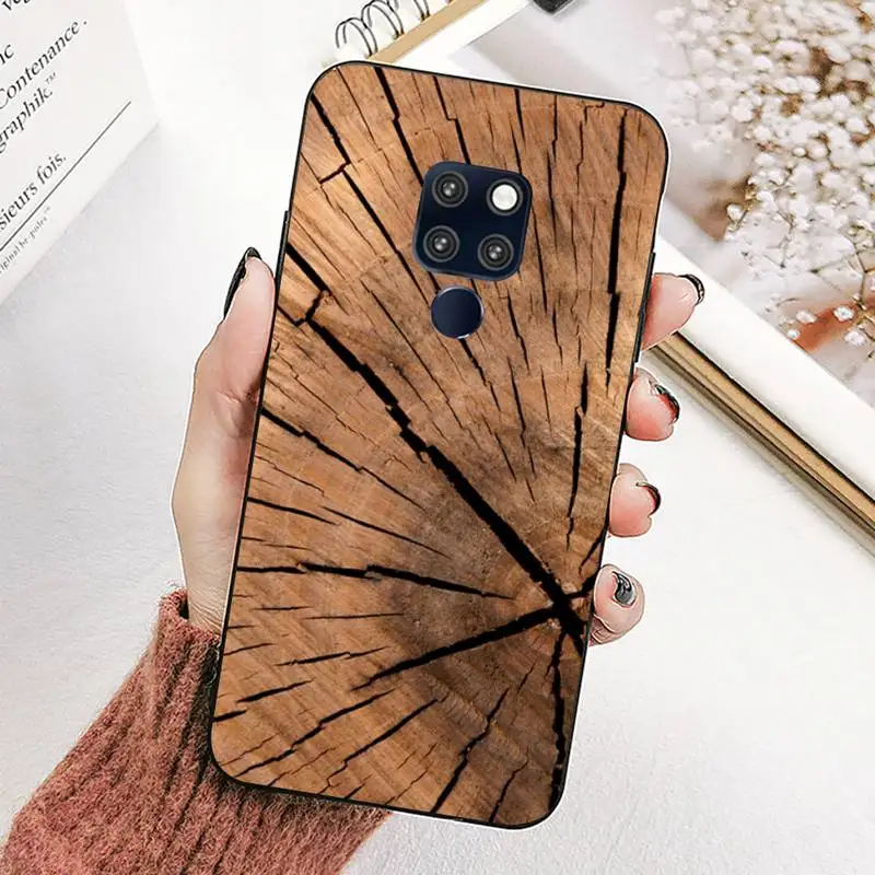 Carved Wood Phone Case for Huawei Mate 20 10 9 40 30 lite pro X Nova 2 3i 7se