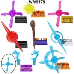 The Action Figures Scepter Weapons Pants Hair Parts Model Blocks MOC Bricks Set Gifts Toys For Children WM6178