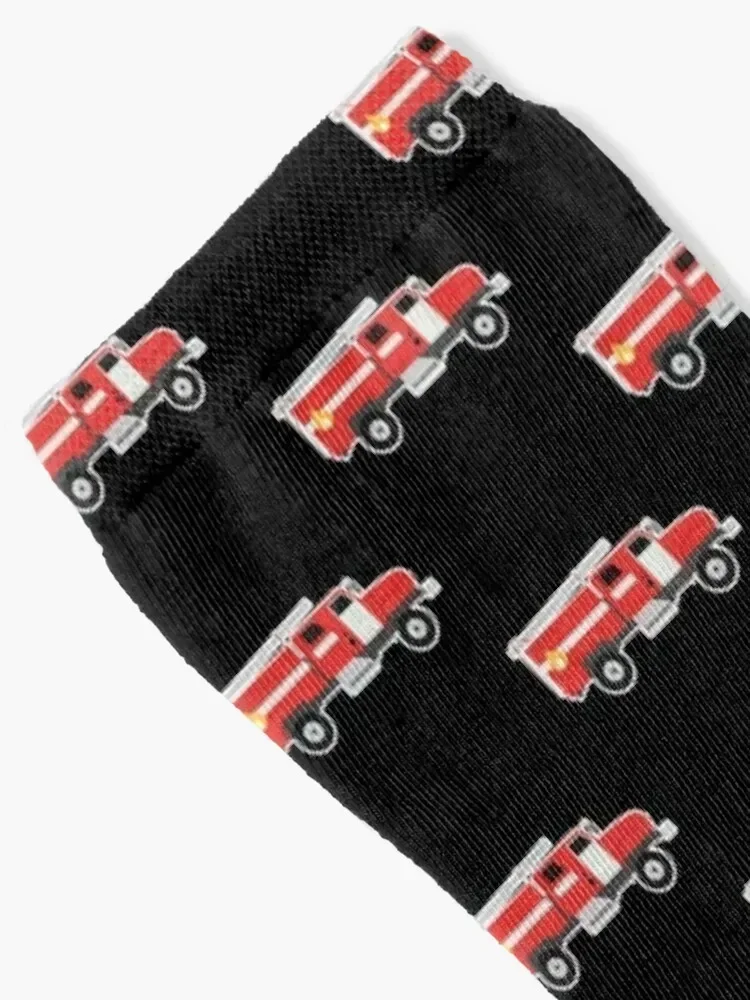 Fire engine fire engine fire engine department Socks gift christmass gift kids custom Male Socks Women's