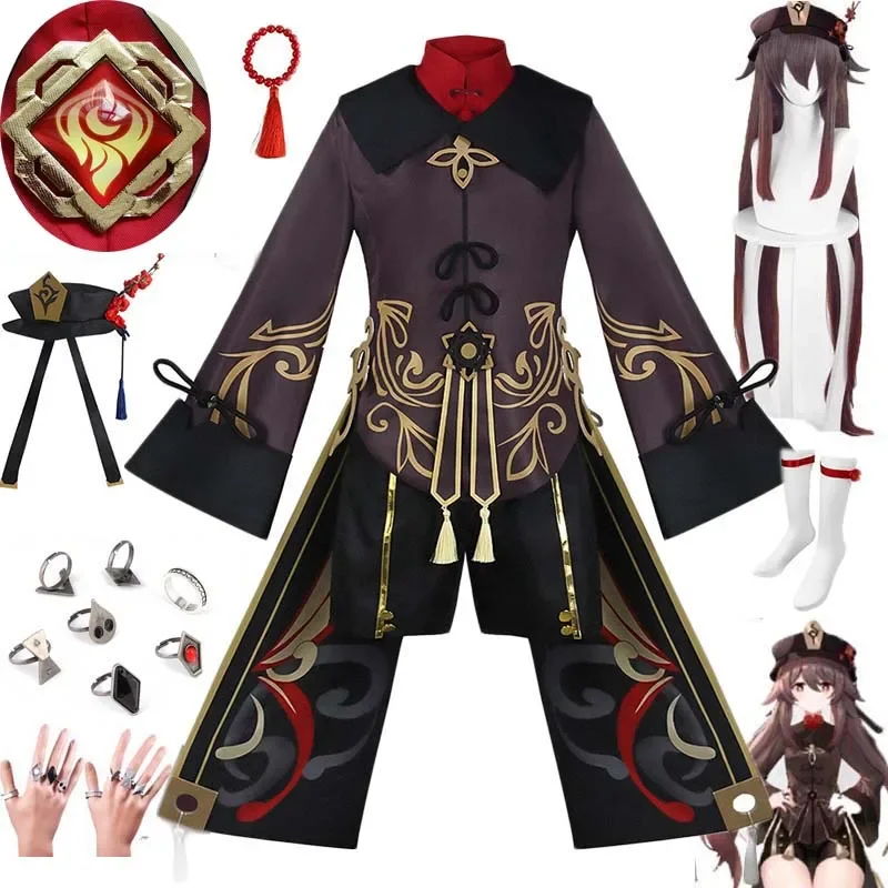 

Hu Dan cosplay costume uniform deluxe suits hat socks wig accessories finger rings hutre outfits