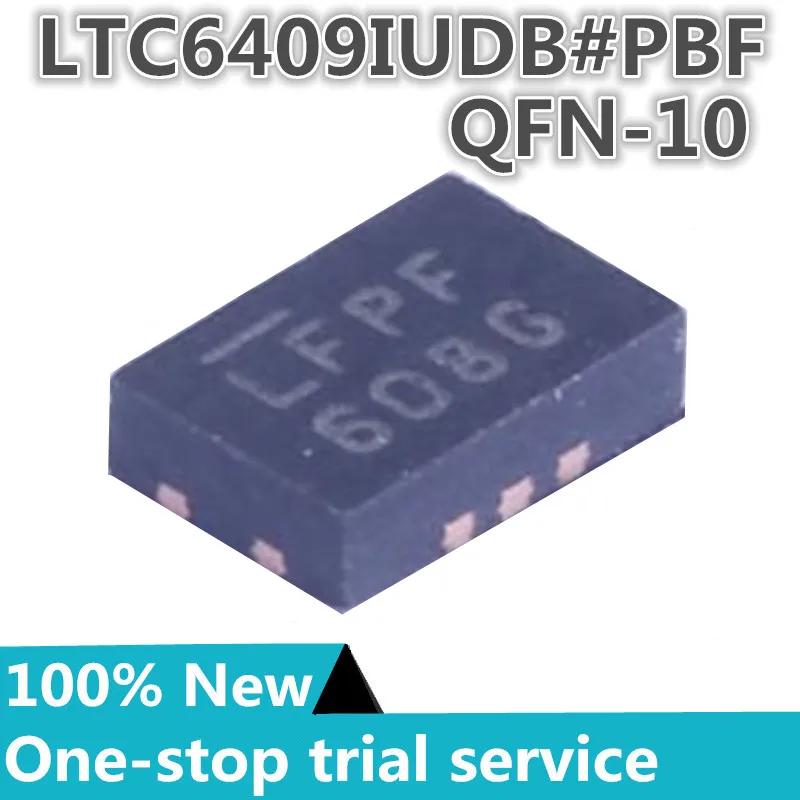 

1-10pcs %New original LTC6409IUDB LTC6409IUDB#PBF LTC6409 Silkscreen LFPF QFN10 operational amplifier