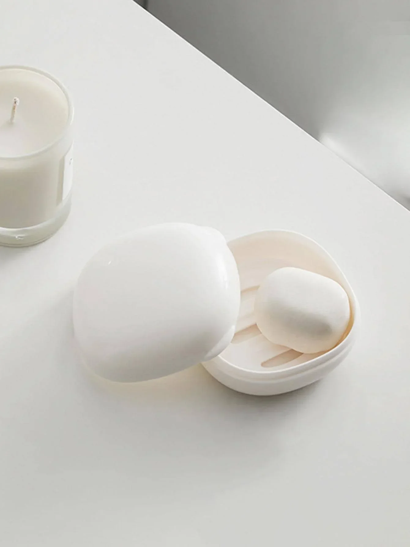 1 scatola di sapone da viaggio mini scatola di sapone portatile creativa con coperchio scatola di sapone sigillata impermeabile con coperchio