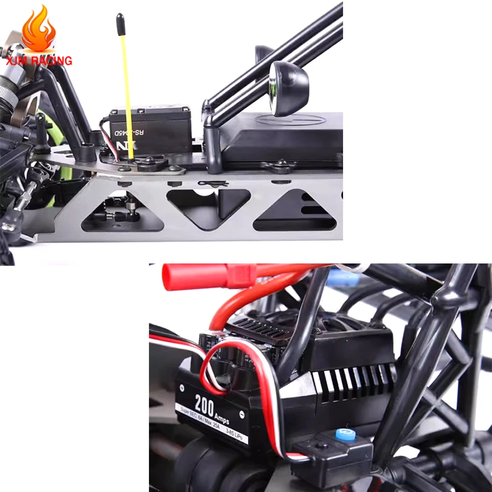 高暴力出力モーターパワーシステムアセンブリまたはアクセサリー 1/5 Rc カー HPI ROVAN ROFUN Kingmotor E-BAJA 5b パーツ用