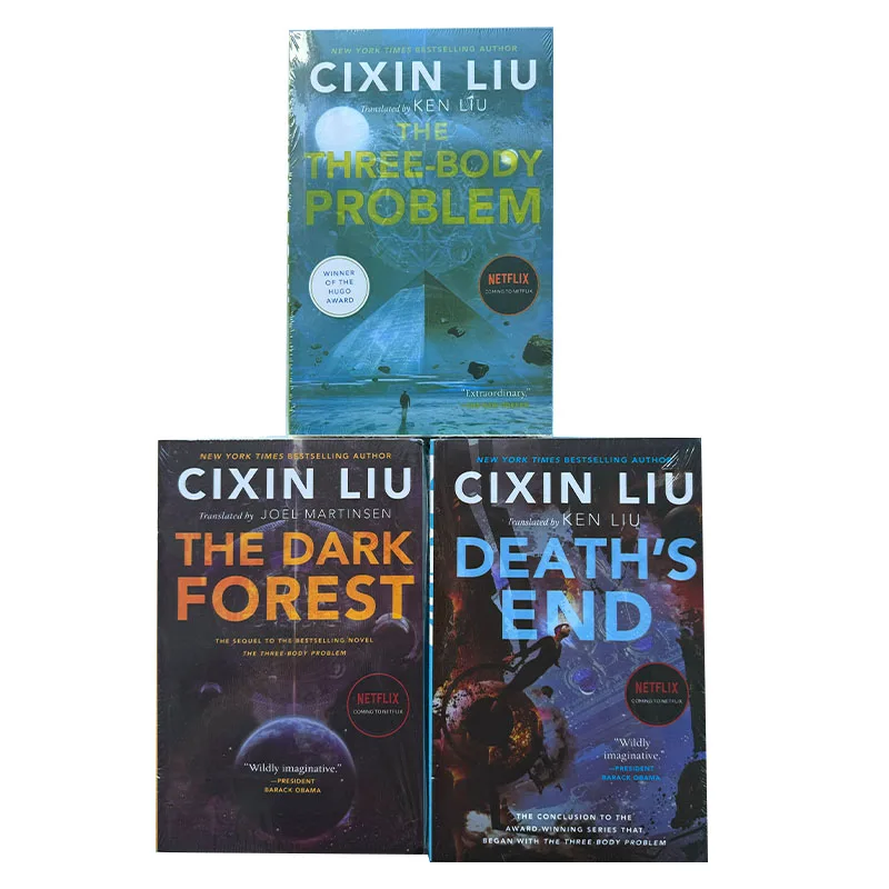 3 Books/set The English Version of Liu Cixin's Trilogy 