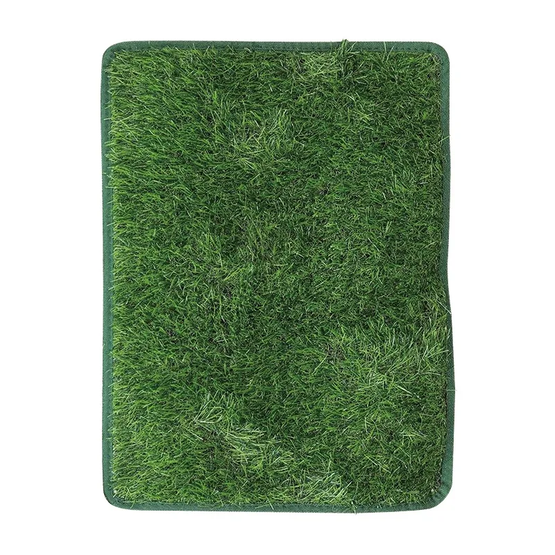 

High Quality Cooling Solid Pattern Big Dog Toilet Reusable Washable Grass Pee Pads for Puppy Potty Training