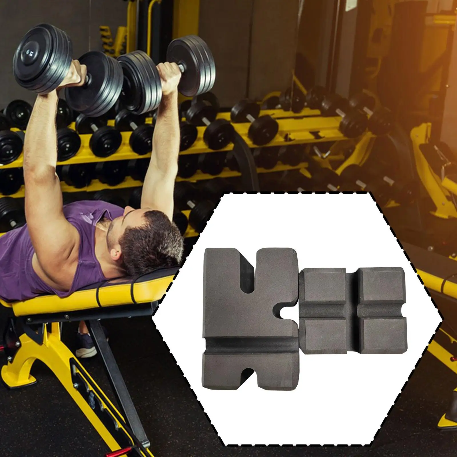 Deep Squat Bench Rest Support Board Lightweight Barbell Weight Protection for Gym Strength Routine