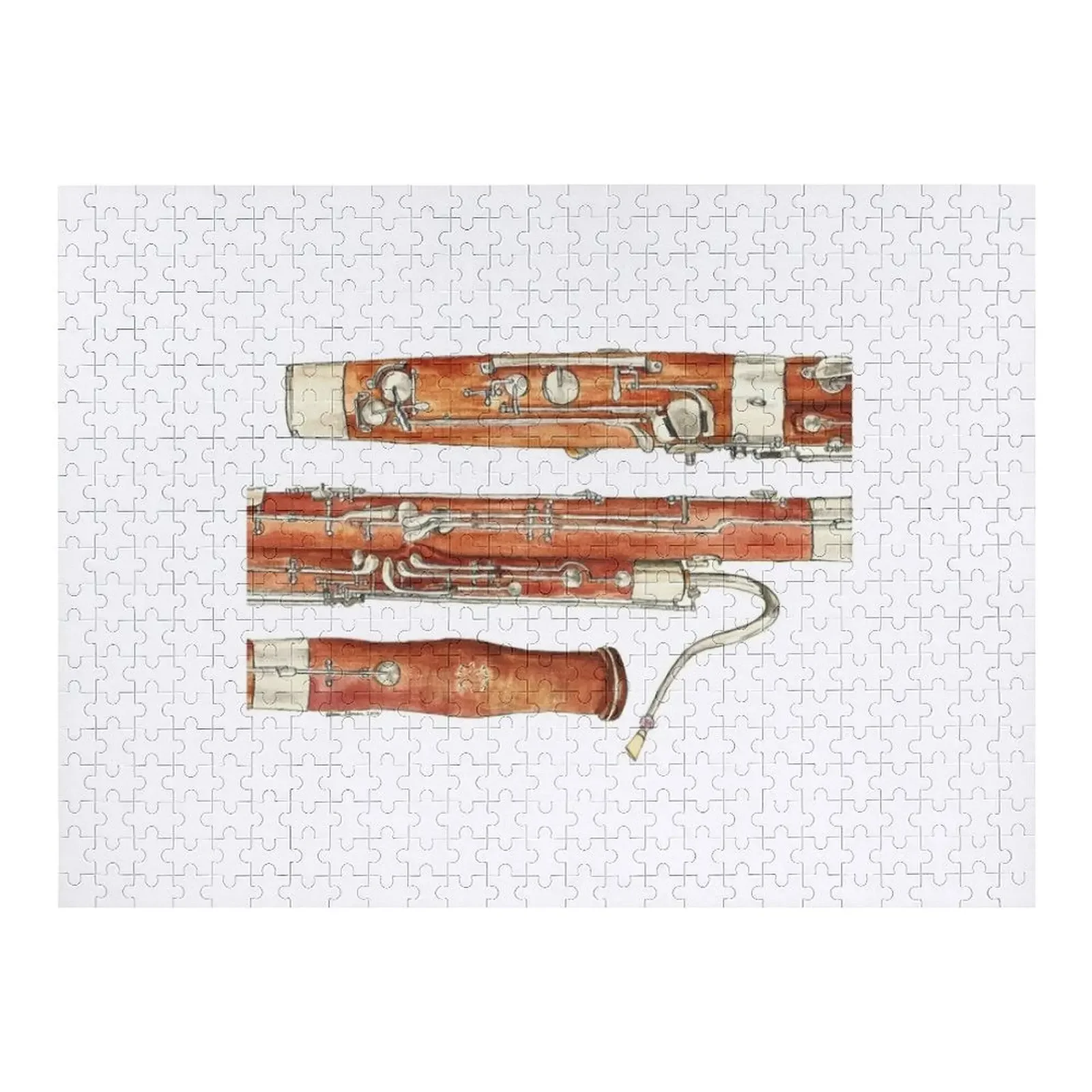 

The Bassoon Jigsaw Puzzle Wood Photo Personalized Personalize Puzzle