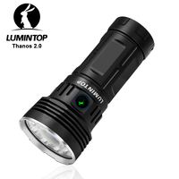 EDC Outdoor LED+LEP Flashlight 1300 Meter Power Bank Type USB C Camping Lantern Discharge Rechargeable Lamp 12600LM Thanos 2.0