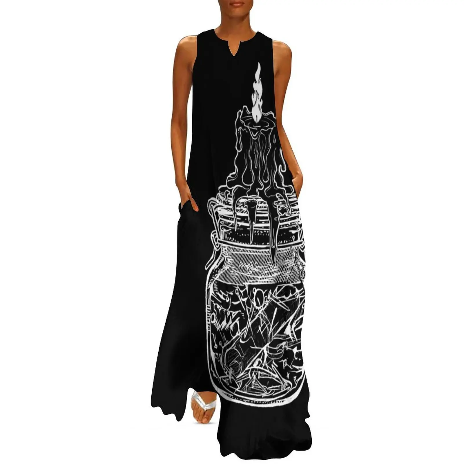 Ill V Jar Logo Long Dress women