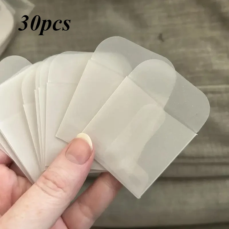 30pcs of Semi-Transparent Mini Envelopes,Designed for Storing Jewelry, Coins, And Seeds, Featuring Clear Self-Adhesive Packaging