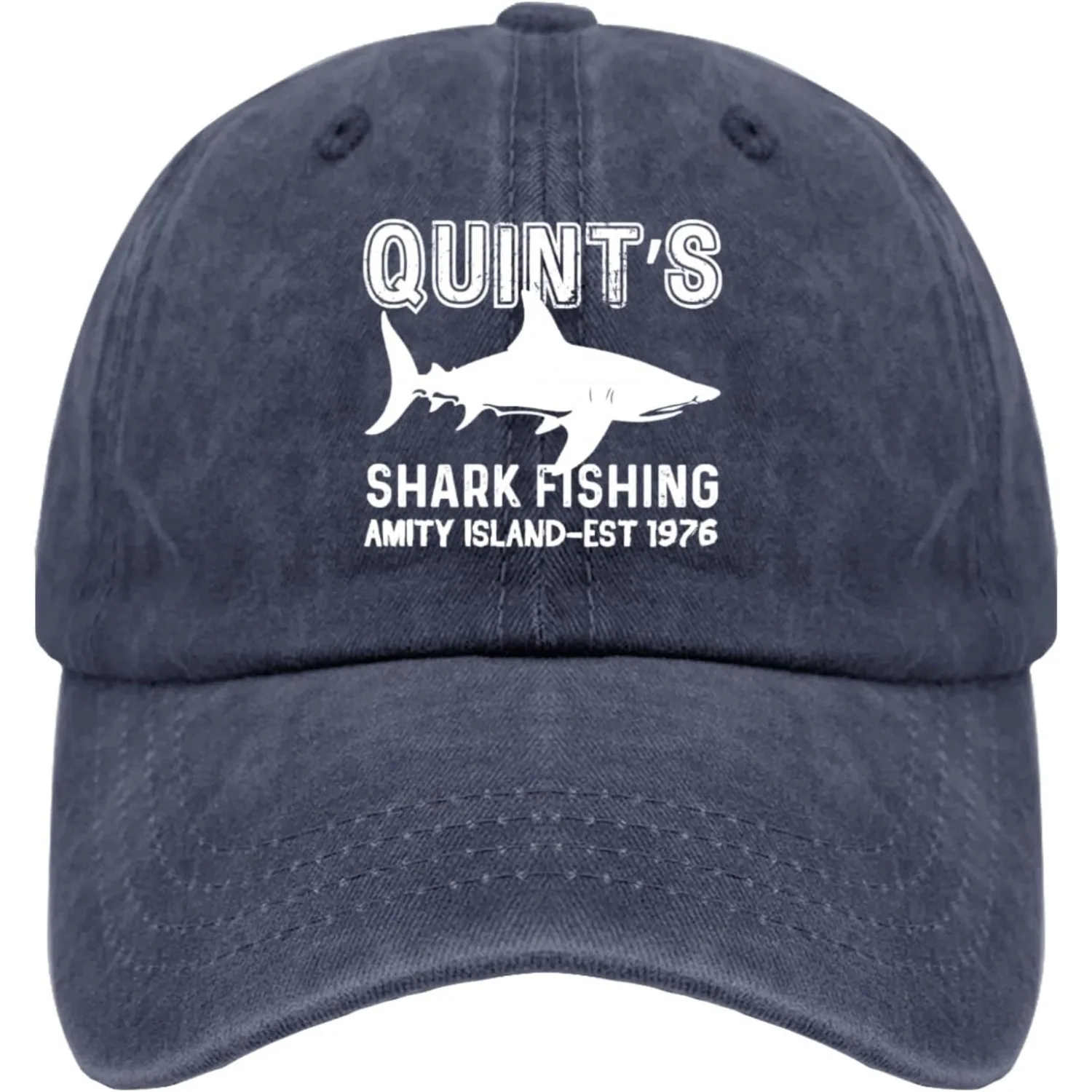 

Five Shark Fishing Friendly Island Hats for Men, Interesting Mesh Hats for Autumn, Spring And Summer Washed Sunshade Baseball