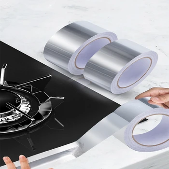 알루미늄 호일 접착 씰링 테이프, 내열성 덕트 수리, 고온 저항 호일 접착 테이프, 1pc 