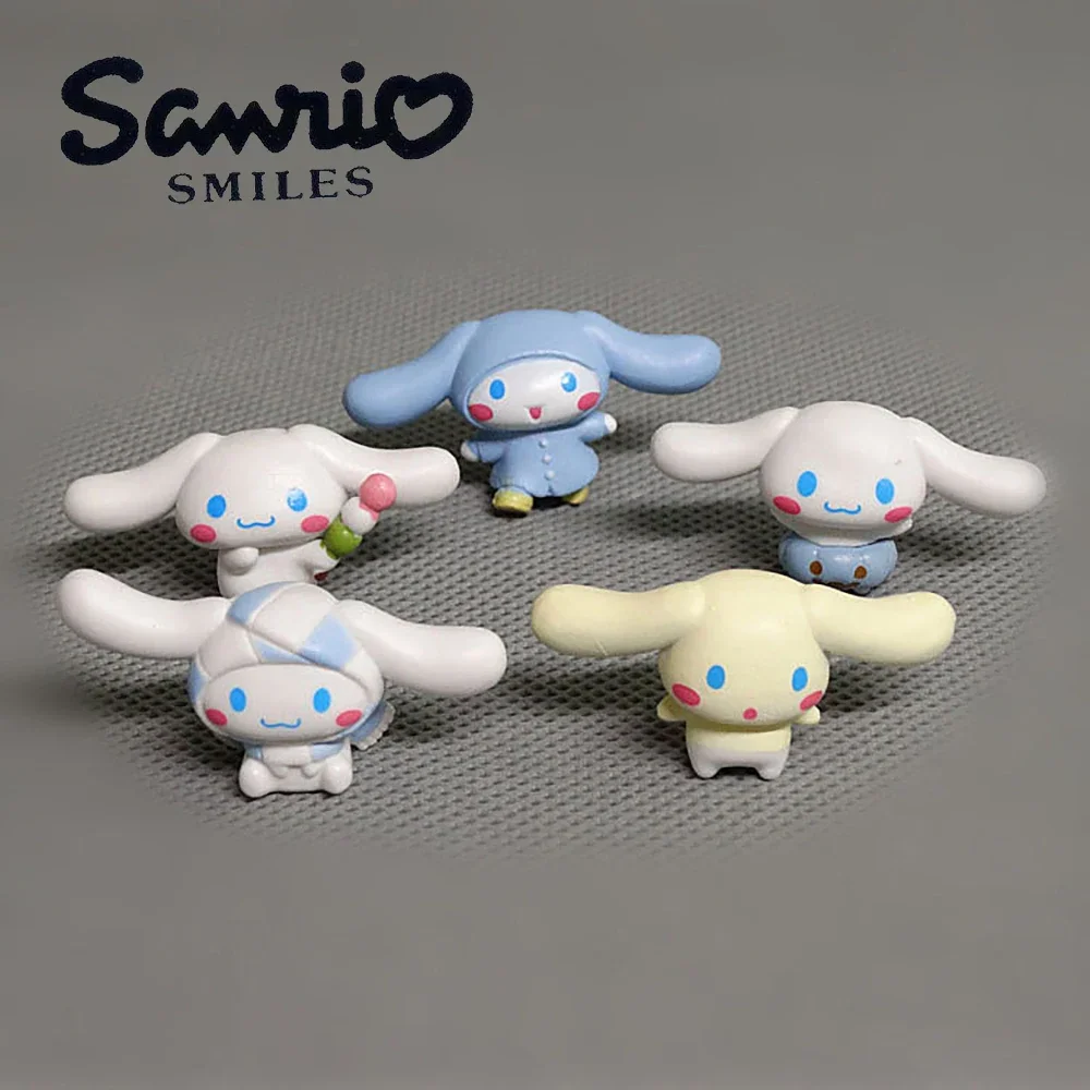 

Sanrio 4Cm Figure Cinnamoroll Cartoon Anime Doll Kawaii Diy Cake Mobile Phone Patch Christmas Gifts Toy For Girls Childrens