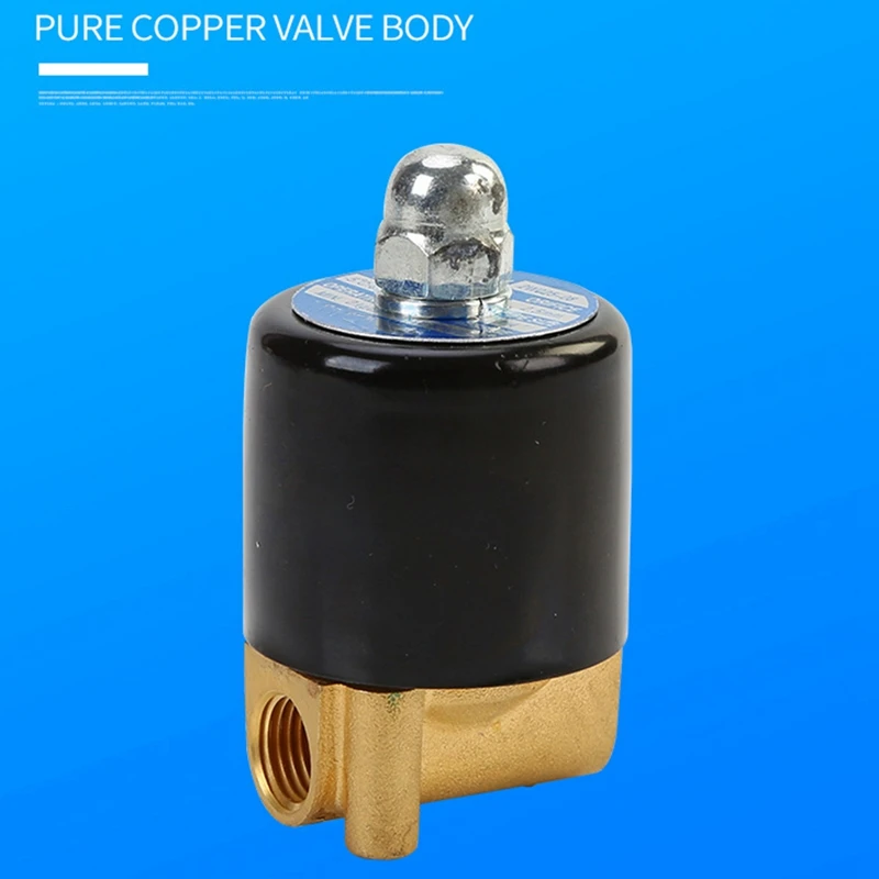 Electric Solenoid Valve 1/4Inch DN8 Normally Closed Pneumatic For Water Oil Air