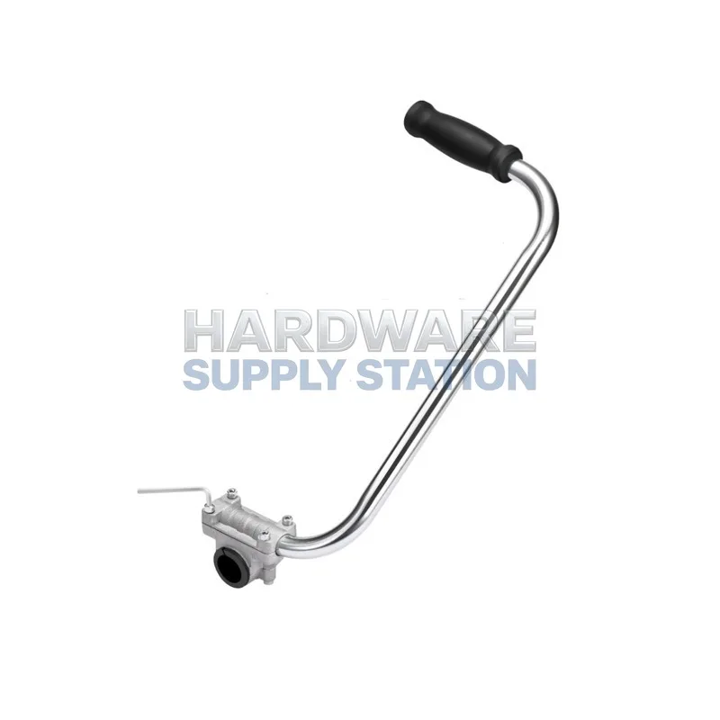 

Ручка для газонокосилки из нержавеющей стали, экономящая силы и предотвращающая скольжение, многофункциональная ручка для садового триммера