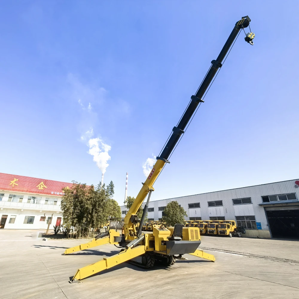 

Ce Certificated Cranes Spider 10m 20m 30m Spider Crane 3t 5t 8t 10t Mini Spider Crawler Crane