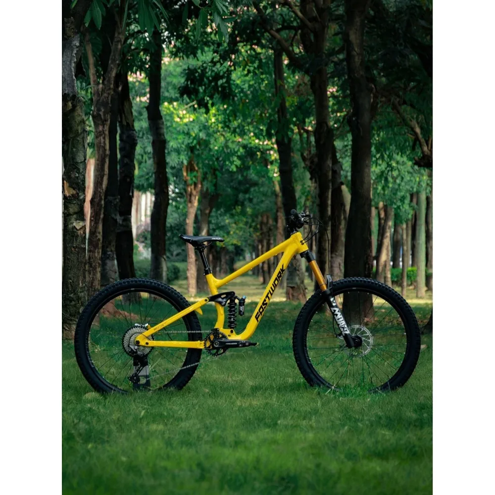 

FASTWork new B2 off-road grade aluminum alloy full suspension soft tail mountain bike 11S/12S hydraulic disc brake 27.5*15/17/19