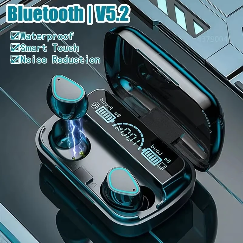 

Bluetooth 5.3 Wireless TWS Earphone Smart Touch Call Headset Waterproof Noise Canceling Headphones