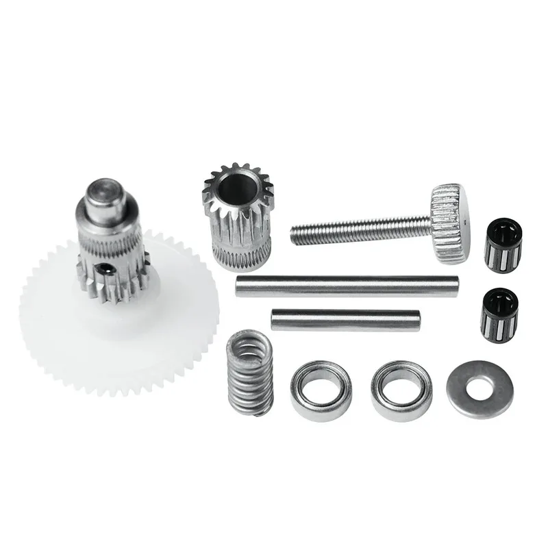 Double Gear Extruder Assembly Kit for Sherpa Mini Extruder and For Voron For 3D Printers Stable Feeding for Flexible Filaments