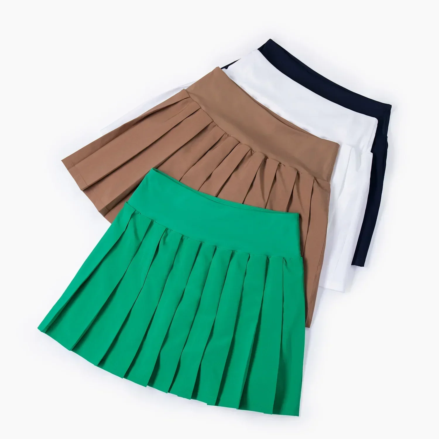 New pleated tennis skirt, anti-exposure, badminton skirt and running skirt