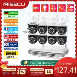 Misecu 8ch h.265 4mp wifi sicherheit nvr kit onvif e-mail alarm outdoor bewegungs erkennung ip kamera drahtloses überwachungs system xmeye