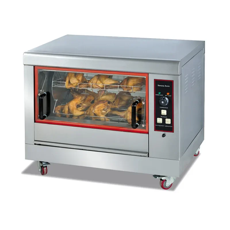 Fuqi Horizontal Stainless Steel Chicken Rotisseries /Electric Chicken Roaster