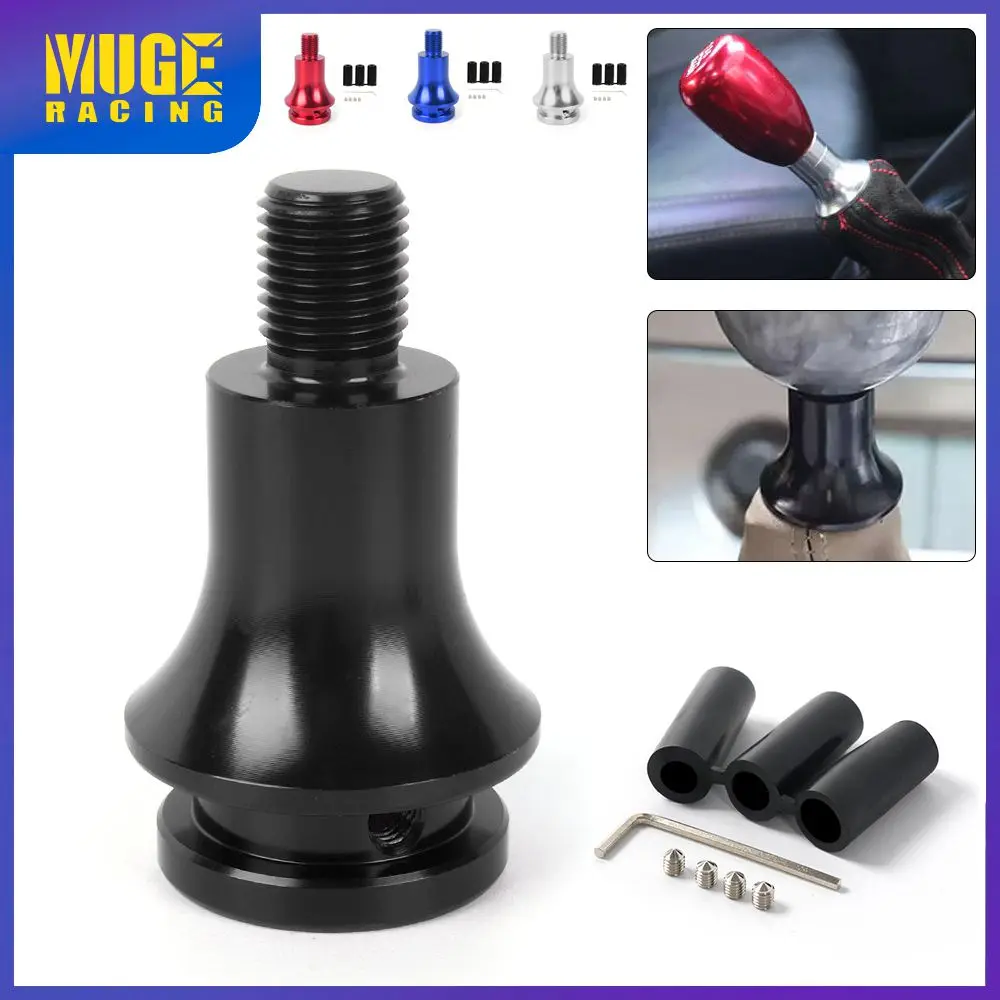 

MUGE-Universal Car Manual Gear Shift Knob Adapter M12x1.25 Thread Dustproof Sleeve Fixed Limiter Automotive Accessories