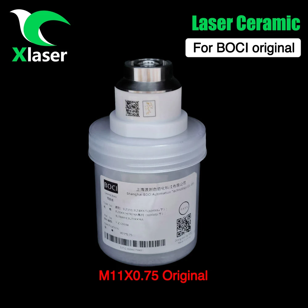 

Держатель сопла 3DLaser M8x0.75 для лазерного станка BOCI Laser Ceramic D41H34 blt421 D25M11 HAN'S, запчасти для оптоволоконного лазера, BOCHU Cypcut