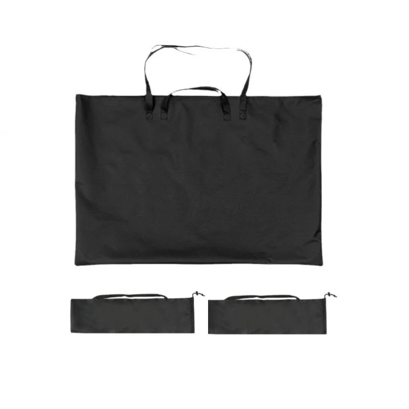2K Drawing Board Storage Bag, Outdoor Sketching and Painting Storage Bag, Extra-Large Half-Open Drawing Bag with Handle and Shou