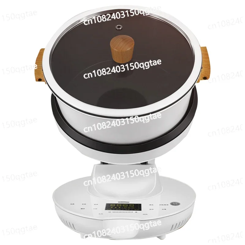 220V 8L Rotary Cooking Machine 2000W Three-Speed Adjustable Smart Rice Cooker Kitchen Cooking Artifac