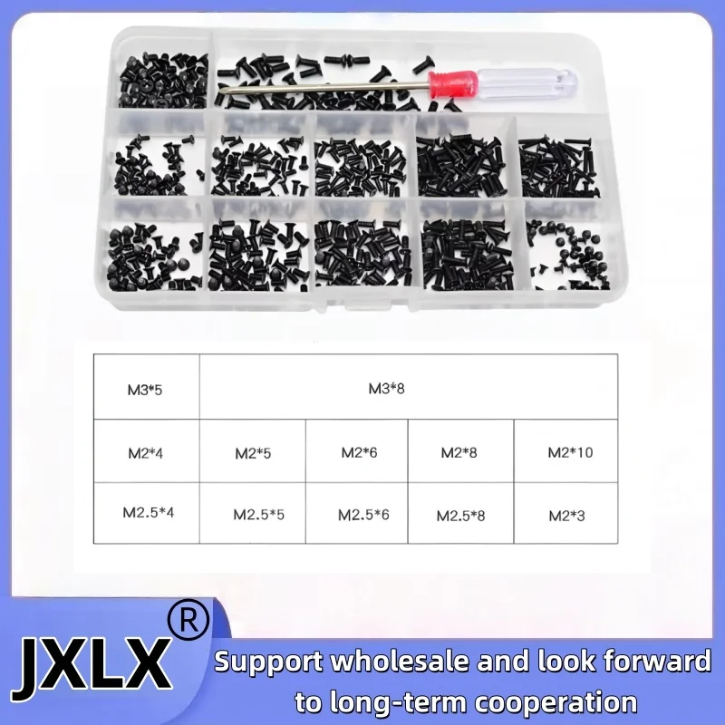 

JXLX® New for Asus Lenovo Dell 600 pieces of M2/M2.5/M3 screws Laptop Screw Set