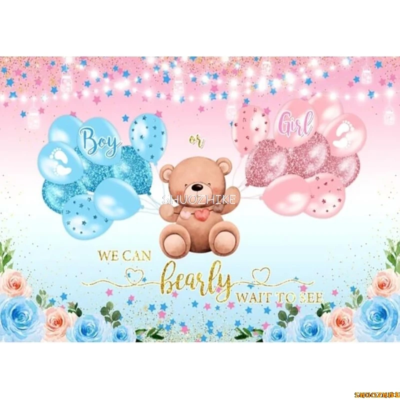 Cartoon Farm Animal Photography Backdrop Baby Shower 1st Birthday Party Decoration Background Newborn Photo Booth Props PK-11