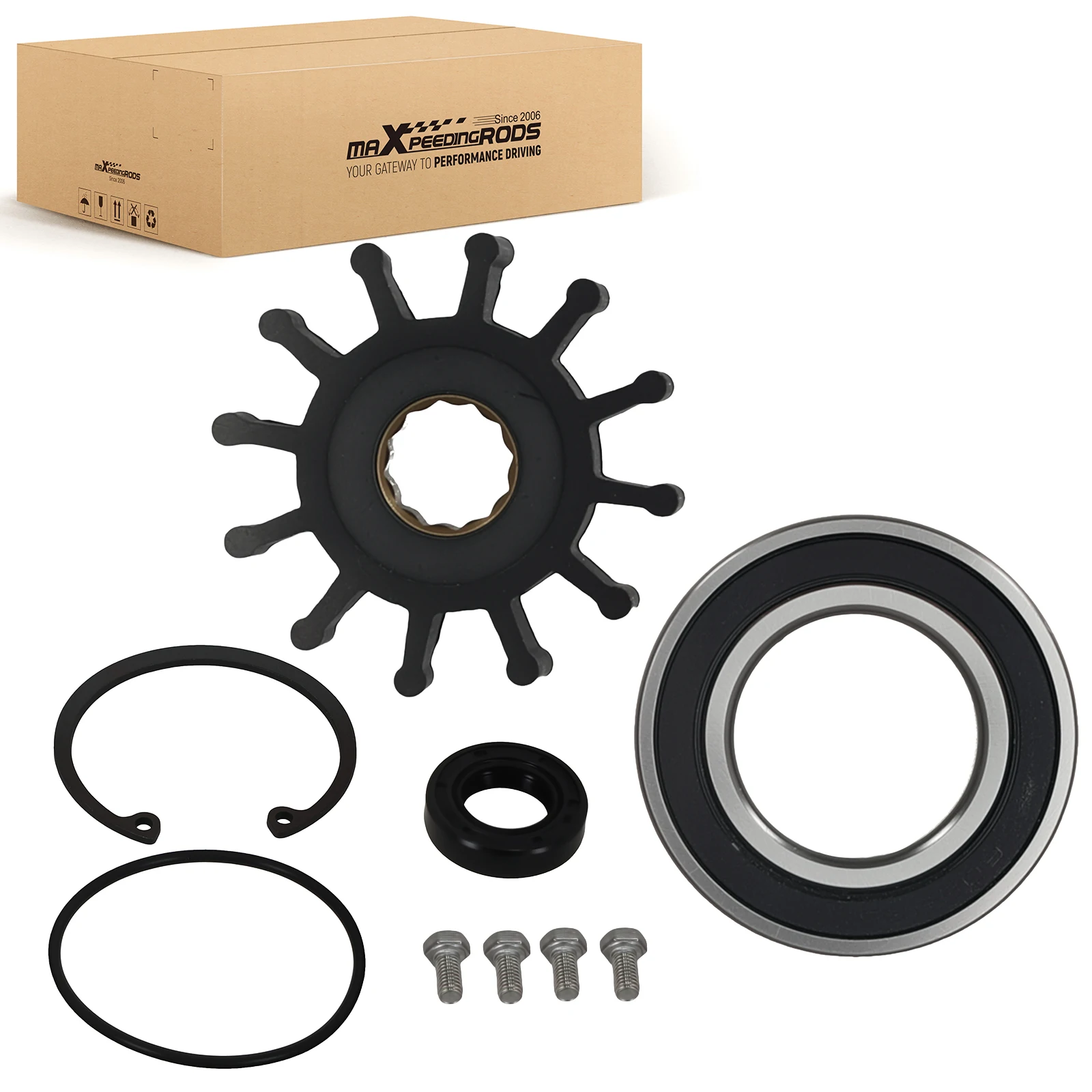 

Raw Water Pump Kit for Volvo Penta 5.0GLPEFS 5.7GLPEFS 1999-2005 3860795 21214596 3858229 21214599 3862487