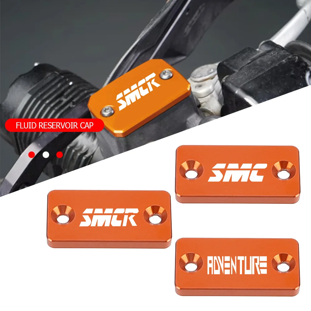 

FOR 690 SMC-R SMC 990 950 990R Adventure SMT Supermoto R T Motorcycle Front Brake Fluid Reservoir Tank Cap Cover 2005-2014 2013